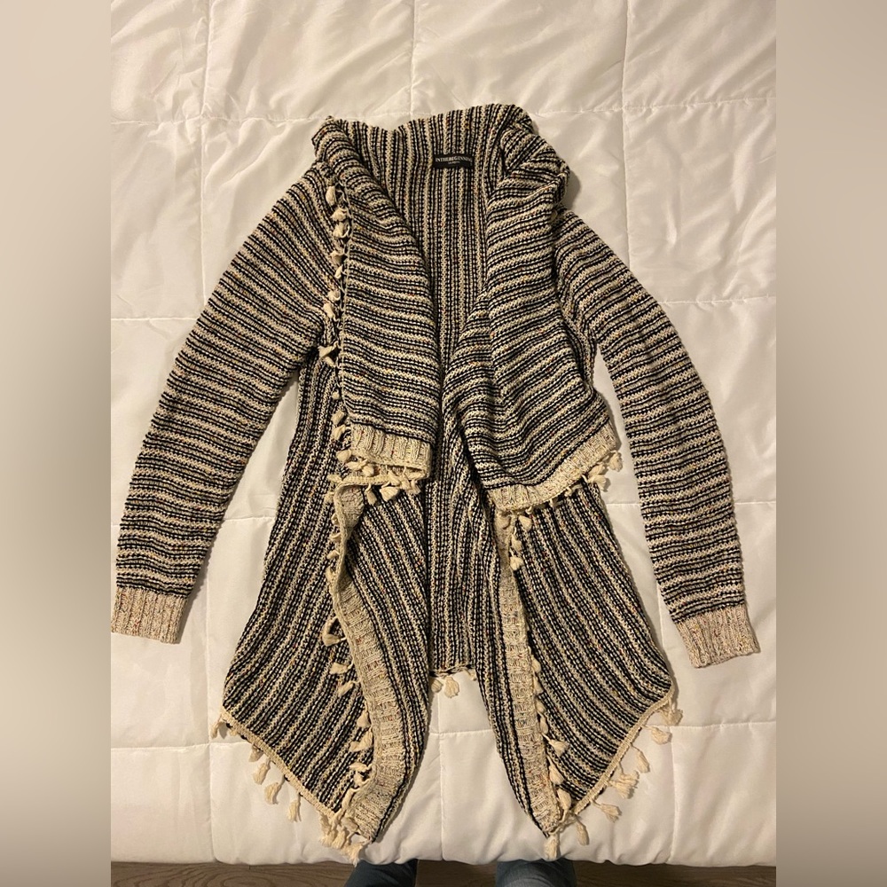 Multicolored woven sweater